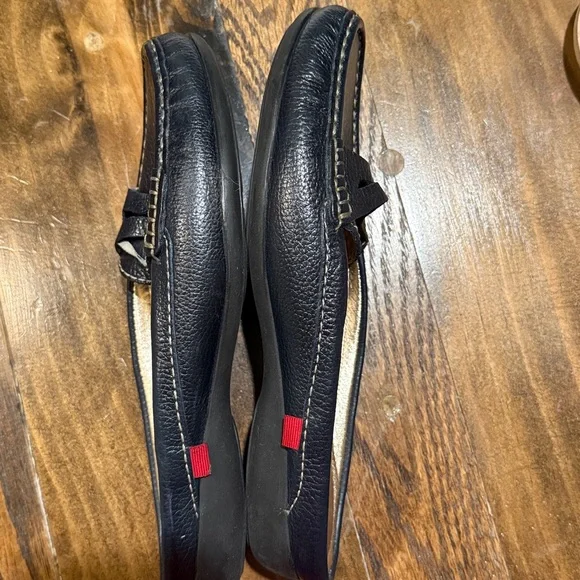Marc Joseph New York Hand Crafted in Brazil Black Leather Slip On Loafers size 7 - Picture 8 of 8